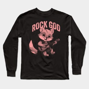 Rock God Fox Long Sleeve T-Shirt